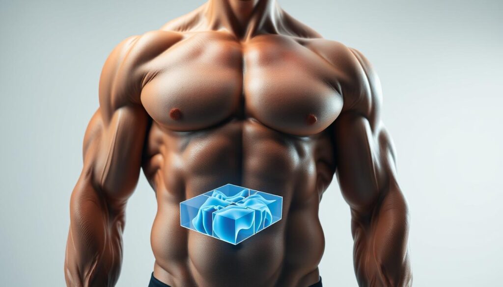 muscle density versus fat volume