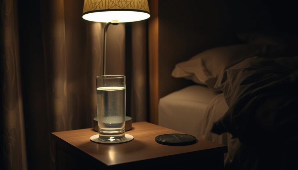 nighttime hydration timing