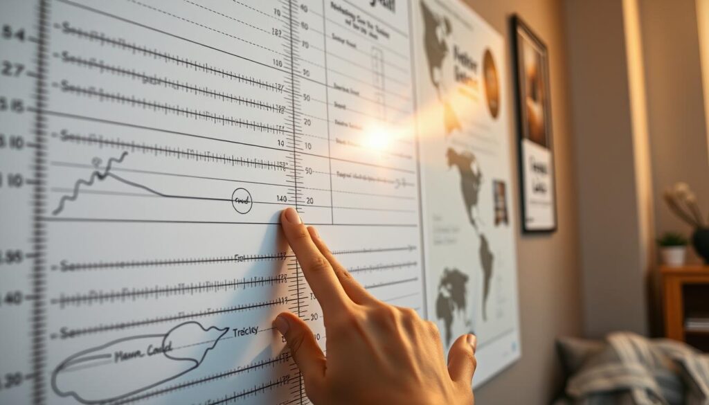 teen growth chart navigation