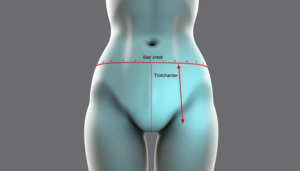 waist and hip measurement diagram