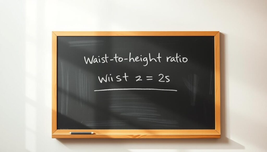 waist to height ratio formula