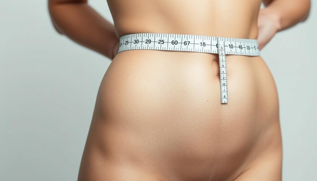 waist-to-hip ratio measurement