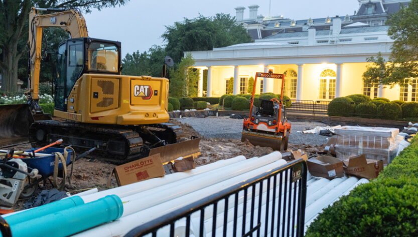 ‘paved-paradise-and-put-up-a-parking-lot’:-critics-fume-over-trump’s-rose-garden-revamp