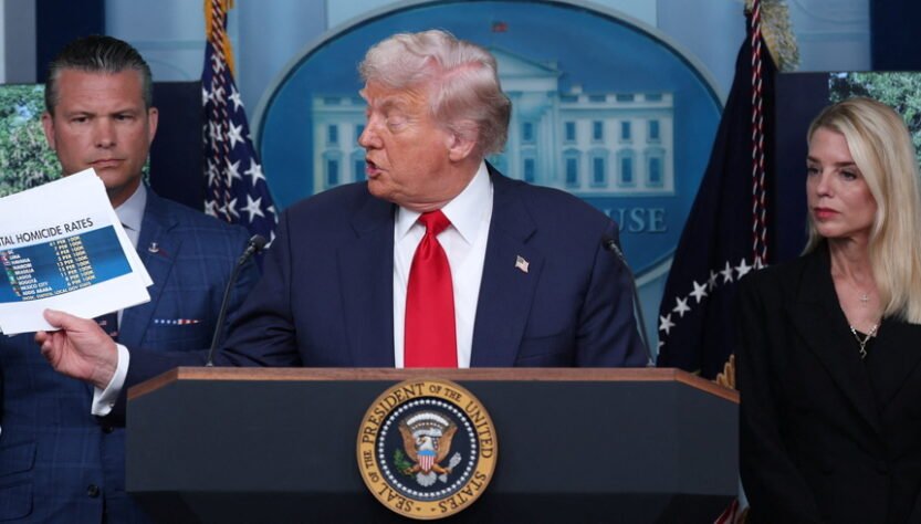 ‘power-play’:-critics-blast-trump-seizing-dc-police,-declaring-‘emergency’-amid-crime-drop