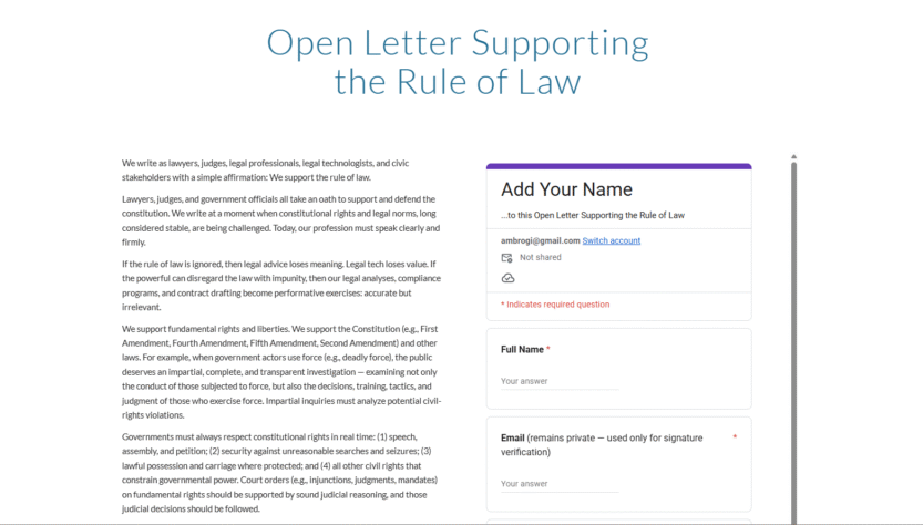 legal-tech-leaders-join-other-legal-professionals-in-open-letter-supporting-the-rule-of-law