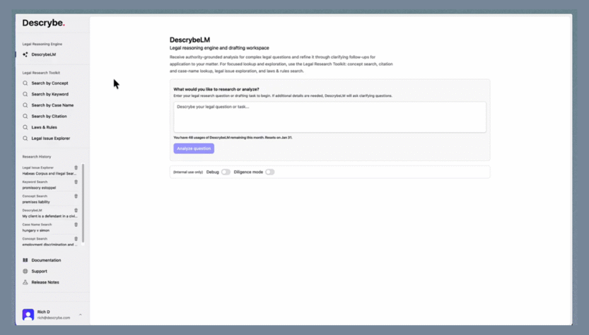 ai-legal-research-startup-descrybe-launches-‘legal-reasoning’-tool;-says-it-outperforms-chatgpt,-claude,-and-gemini-on-bar-exam-benchmark